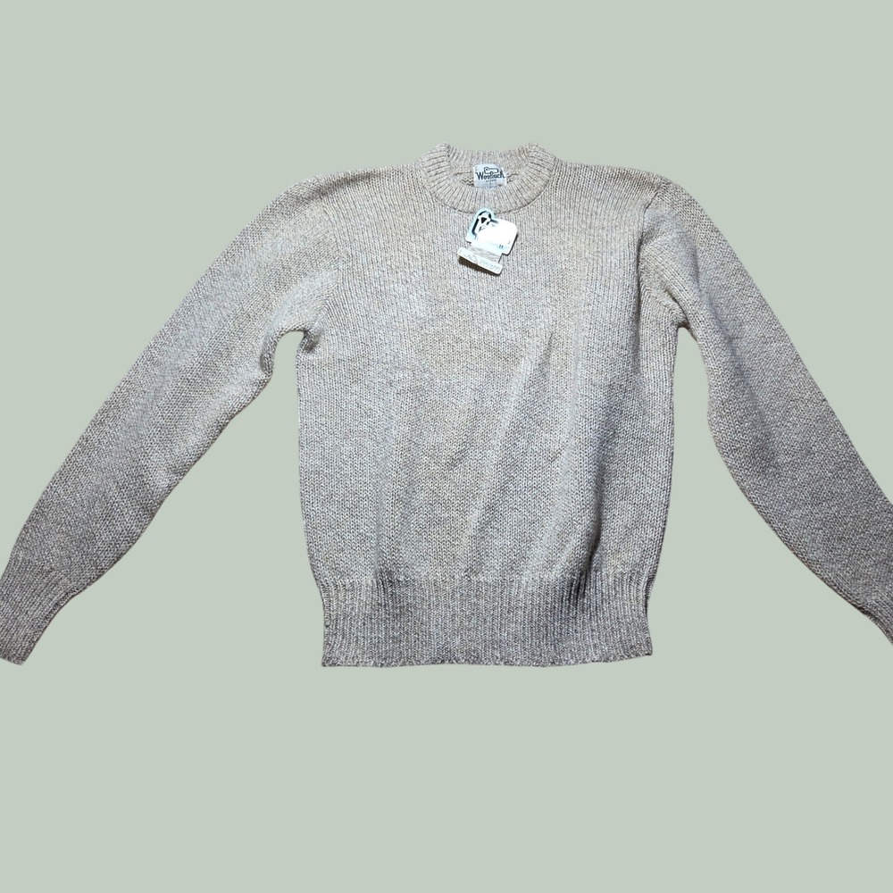 Woolrich Knits Ragg Sweater Mens XL Gray Heather Wool Blend Vintage NWT 9111